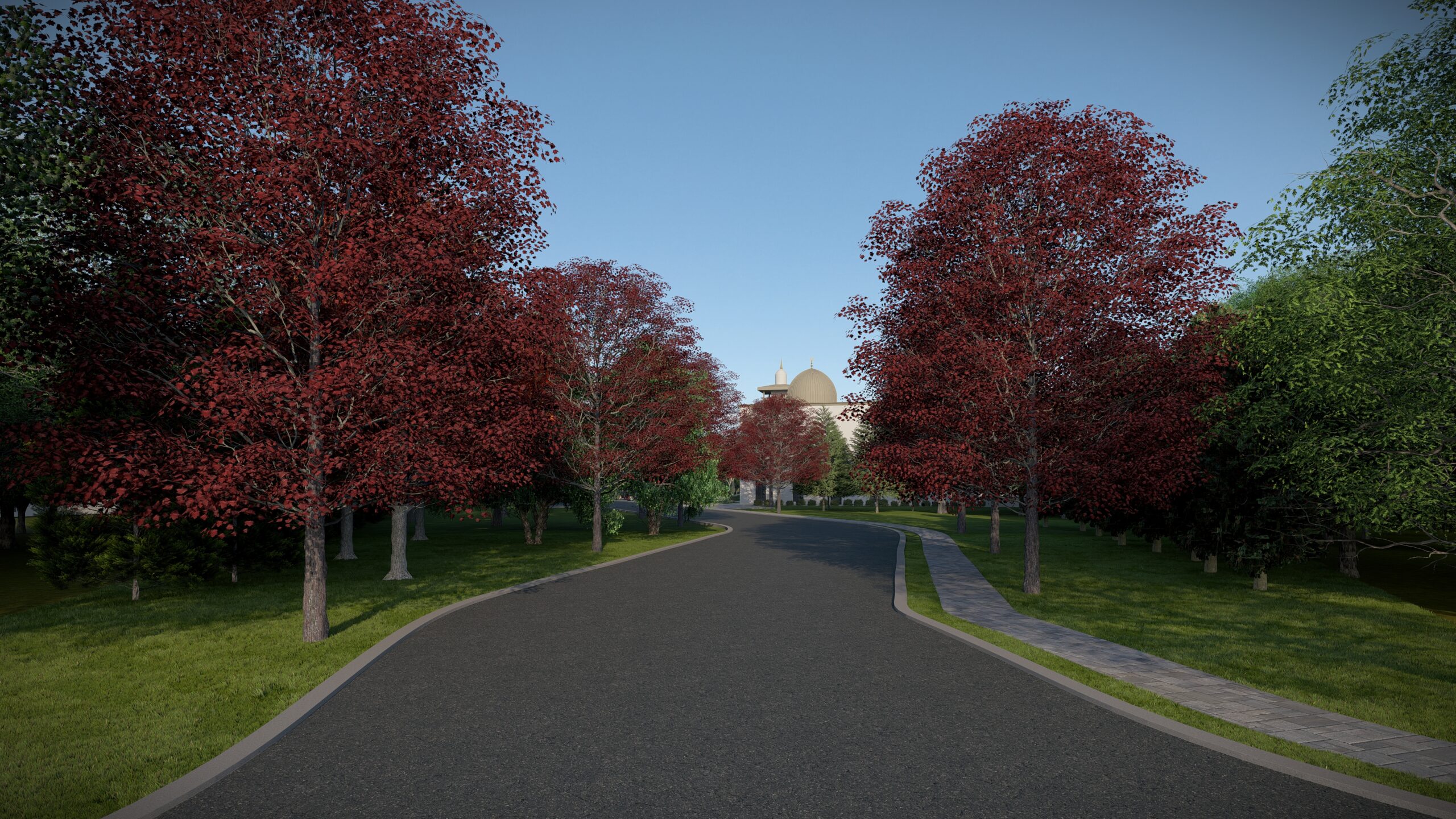Proposed mosque street view